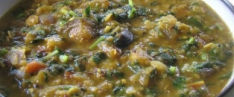 Sai Bhaji Recipe - Sindhi Sai Bhaji Vegetarian Recipe
